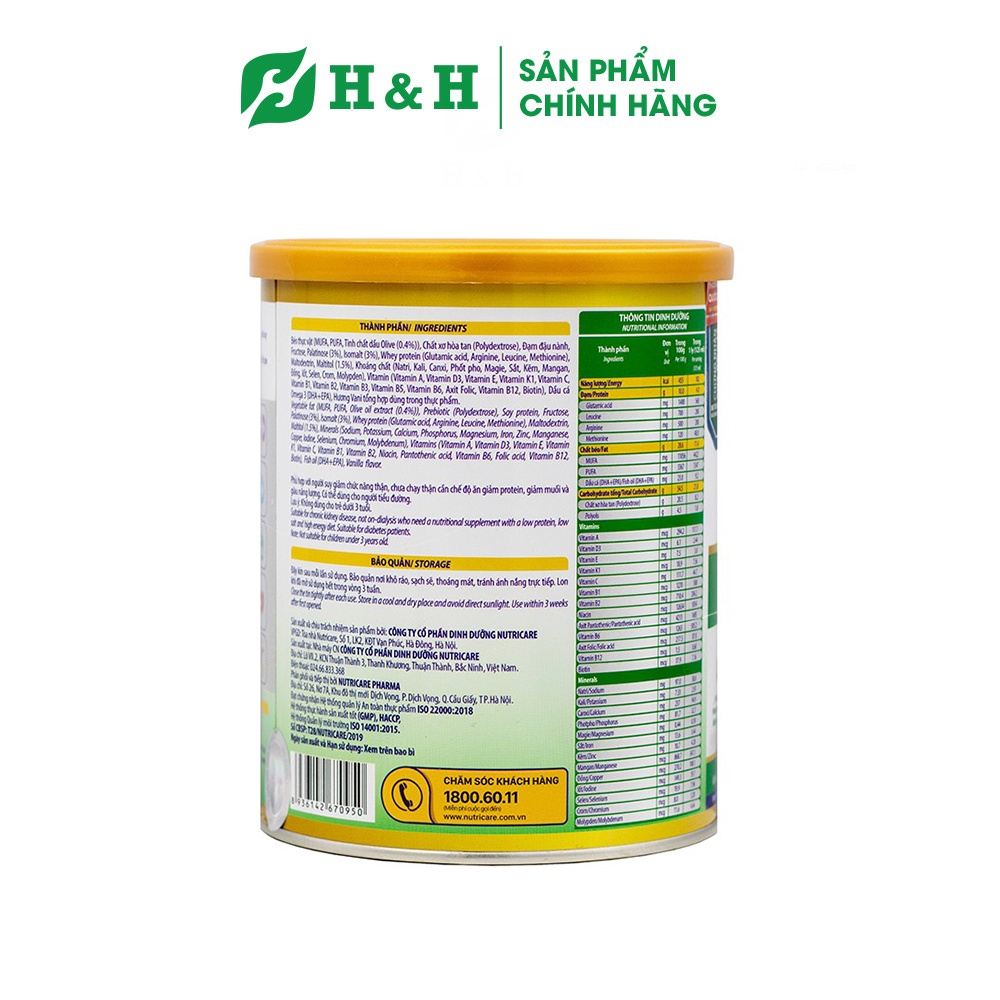 Sữa Nutricare Gastro cho người VIÊM DẠ DÀY, RỐI LOẠN TIÊU HÓA