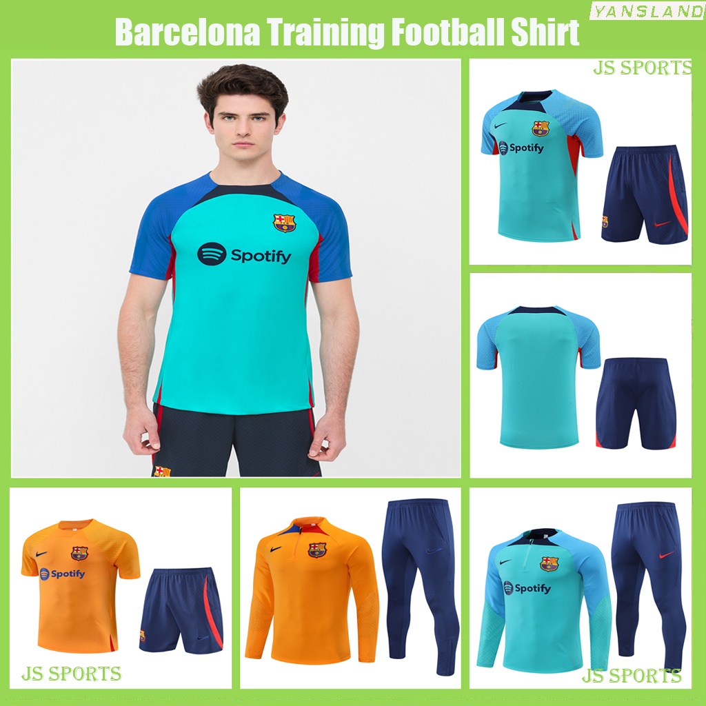 Áo Thun Thể Thao Tập Luyện Bóng Đá Barcelona 22-23