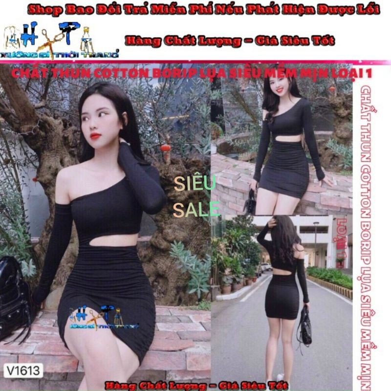 Đầm Ôm Body Nữ Thun Borip Cao Cấp Khoét Hở Lưng Tay Dài Mẫu Mới 2020 - Hàng Có Sẵn | BigBuy360 - bigbuy360.vn