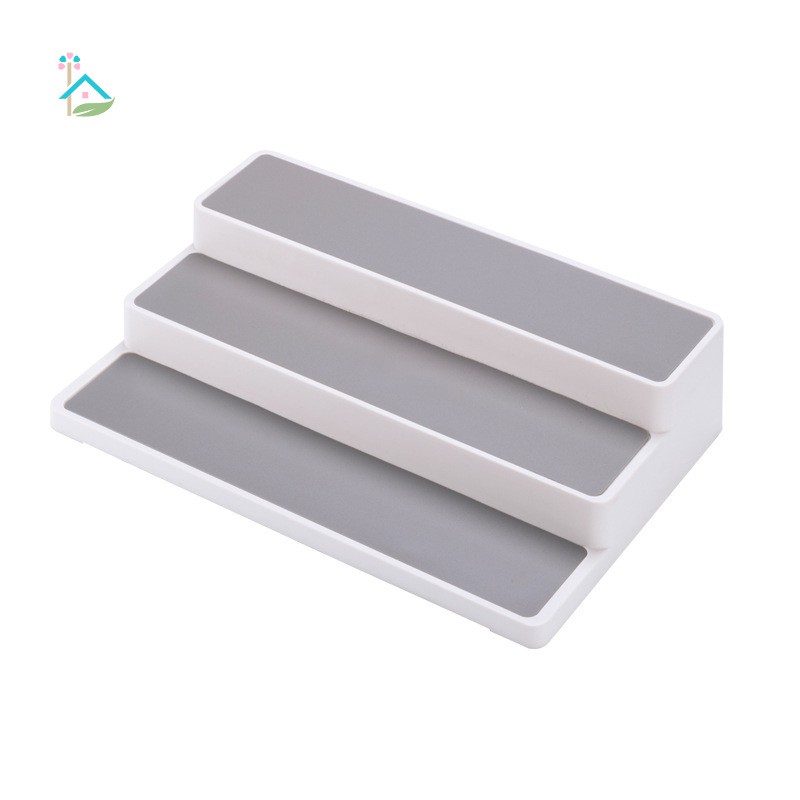 Kệ 3 tầng đựng lọ gia vị/ mỹ phẩm cho nhà bếp