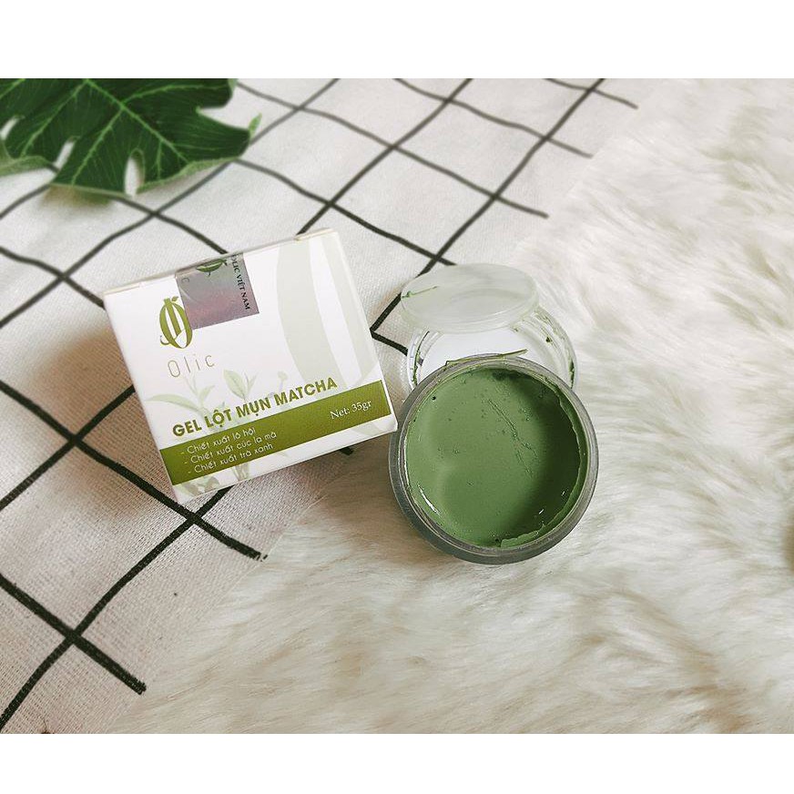 GEL LỘT MỤN MATCHA TRÀ XANH OLIC - HẾT SẠCH MỤN LÂU NĂM