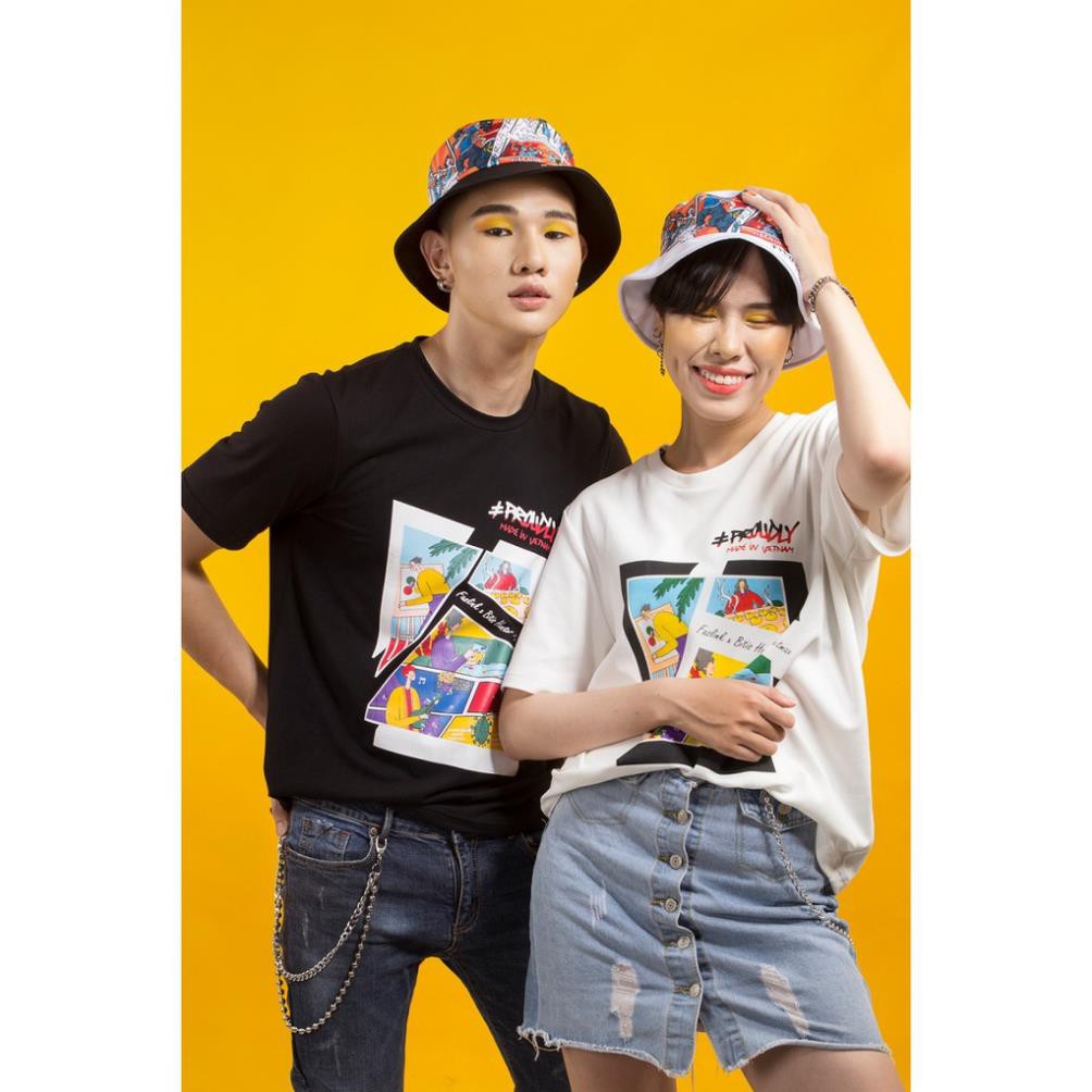 Mũ vành Bucket (Đen) Unisex Faslink x LimVox Đẹp