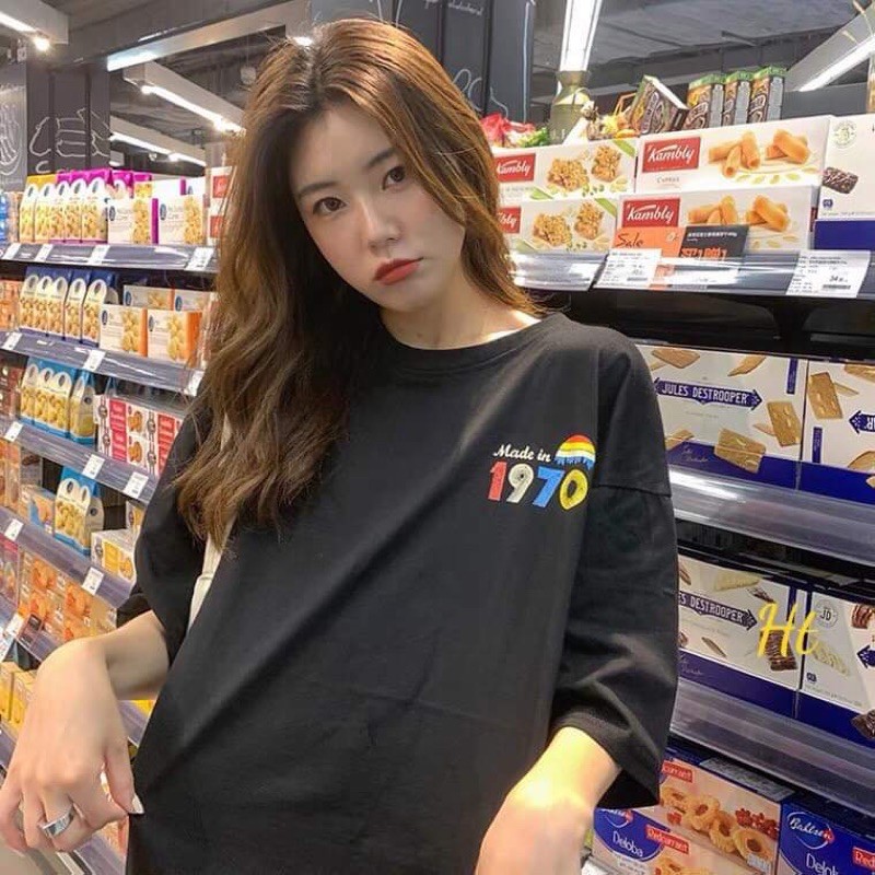 Áo phông 1970 in 2 mặt H2O766