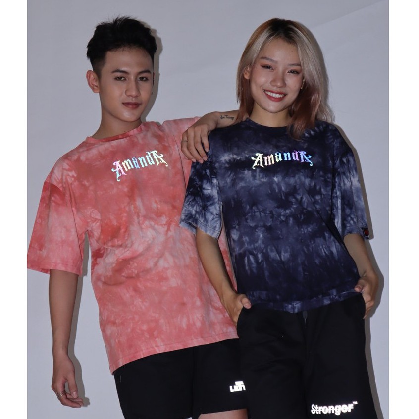 Áo thun loang màu form rộng tay lỡ nam nữ Phông tiedye Unisex phản quang Local Brand Chính Hãng Midori M Studio