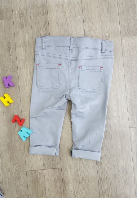 Quần bò bé gái thêu mèo