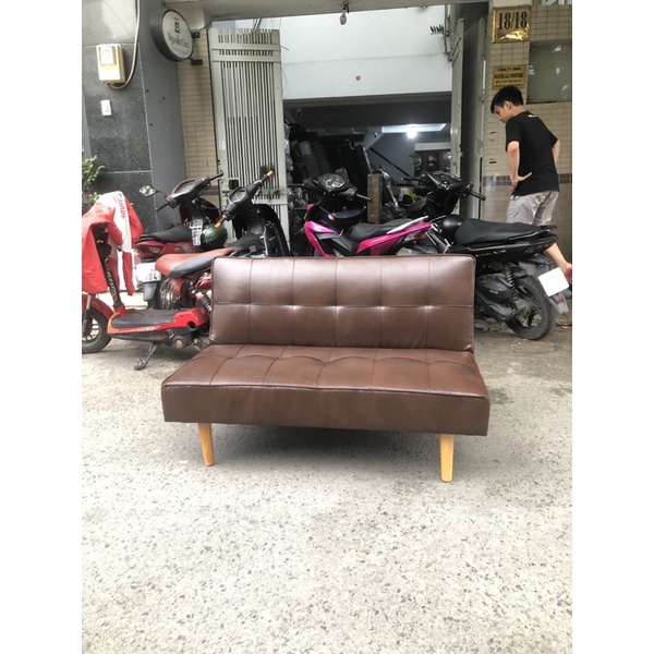 Ghế sofa da 1.2m ghế decor trọ, để phòng ngủ và đọc sách