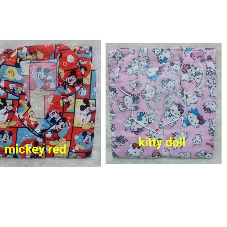 Bộ Đồ Ngủ Hình Mèo Hello Kitty / Ngôi Sao / Mặt Trăng / Ngôi Sao 104cm