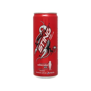 NƯỚC TĂNG LỰC STING DÂU ĐỎ LON CAO THÙNG 24 LON X 330 ML BÁN LẺ
