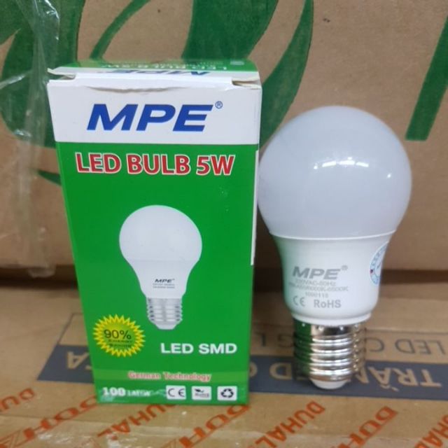 Bóng led búp MPE 5w