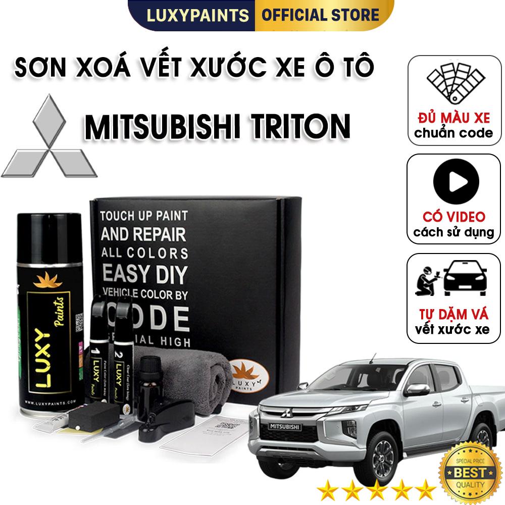 Sơn xóa vết xước xe ô tô Mitsubishi Triton LUXYPAINTS, màu chuẩn theo Code dễ sử dụng độ bền cao - LP01MITR