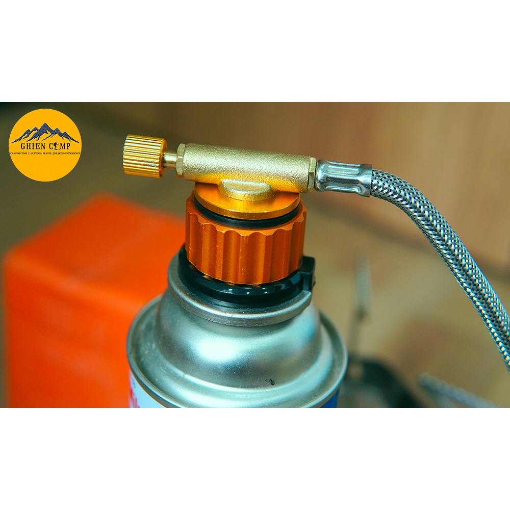 Bếp Gas Cắm Trại Mini Searock-BG02 Inox Chống Gỉ Loại Tốt Kèm Đầu Chuyển | BigBuy360 - bigbuy360.vn