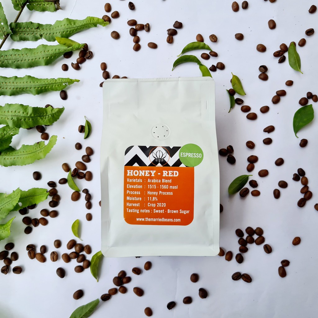 Cà phê hạt nguyên chất Espresso Arabica Honey Red | Cà phê rang mộc pha máy (Túi 250gr, có van khí) - DATE MỚI NHẤT | BigBuy360 - bigbuy360.vn