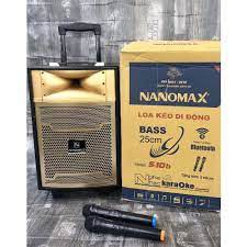 Loa Kéo Di Động NANOMAX S-10B (Bass 2.5 tấc, 2 Micro)