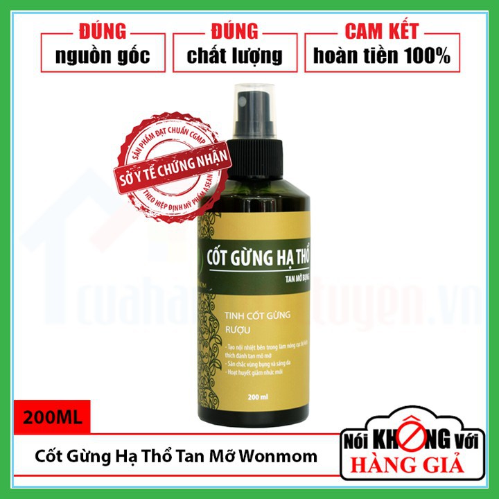 Cốt gừng hạ thổ 200ml - WonMom (Việt Nam)