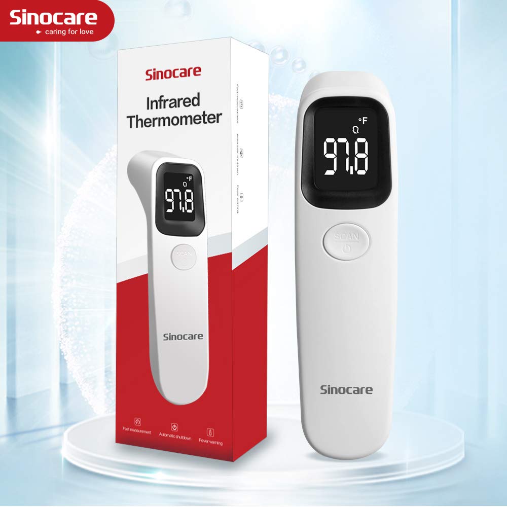 Nhiệt kế điện tử hồng ngoại đo trán Sinocare R1D1 - Chính Hãng