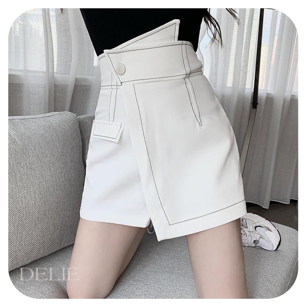Quần giả váy DELIE quần váy chất kaki 2 lớp dày đứng form phong cách QV01