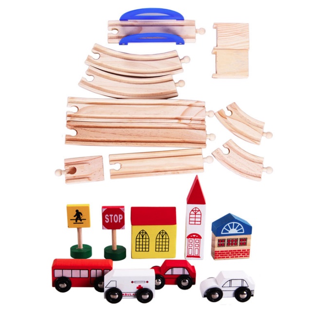 Mô hình giao thông thành phố-Đồ Chơi Lắp Ghép Mô Hình Giao Thông ô Tô Trong Thành PHố