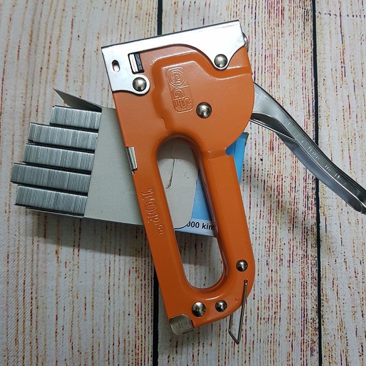 Súng bắn đinh ghim gỗ 8mm + 10000 ghim