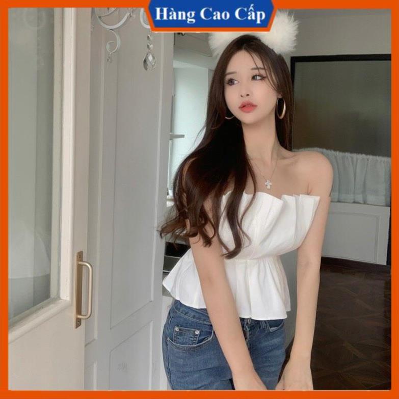 ÁO KIỂU ỐNG GẤP LƯỢN SÓNG MÙA HÈ MÁT MẺ O1