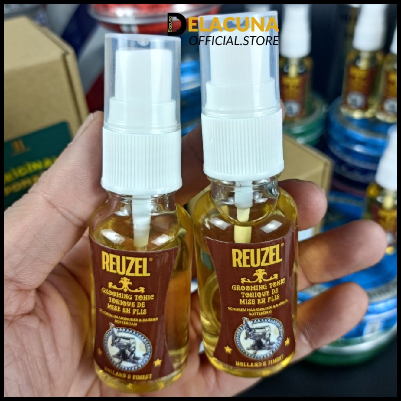 Dưỡng tóc tinh dầu chai xịt tạo độ phồng Reuzel Tonic 20ml Delacuna RT02