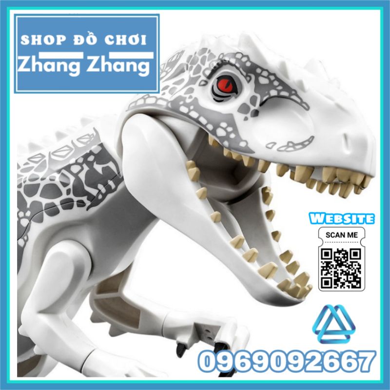 Đồ chơi Xếp hình Khủng long bạo chúa Indominus rex trong Công viên kỷ Jura - Jurassic Park Minifigures Lele L033