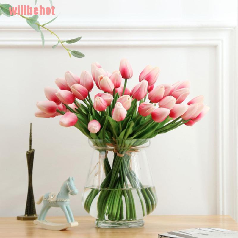 Bó Hoa Tulip Giả Trang Trí Tiệc Cưới Xinh Xắn