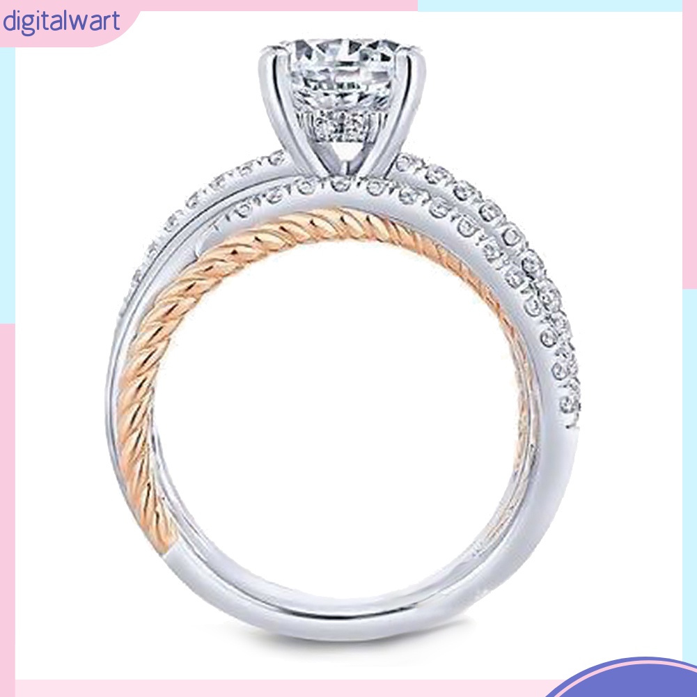 Nhẫn thời trang nữ kiểu dáng cực độc đáo đính đá Rhinestone sang trọng