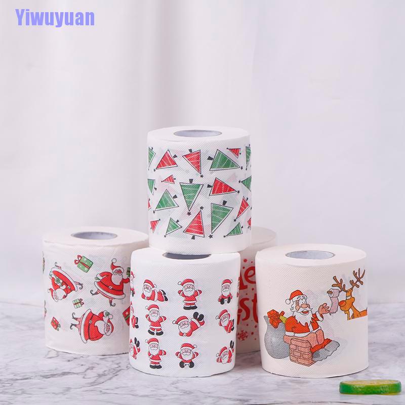 Cuộn Giấy Vệ Sinh In Họa Tiết Giáng Sinh