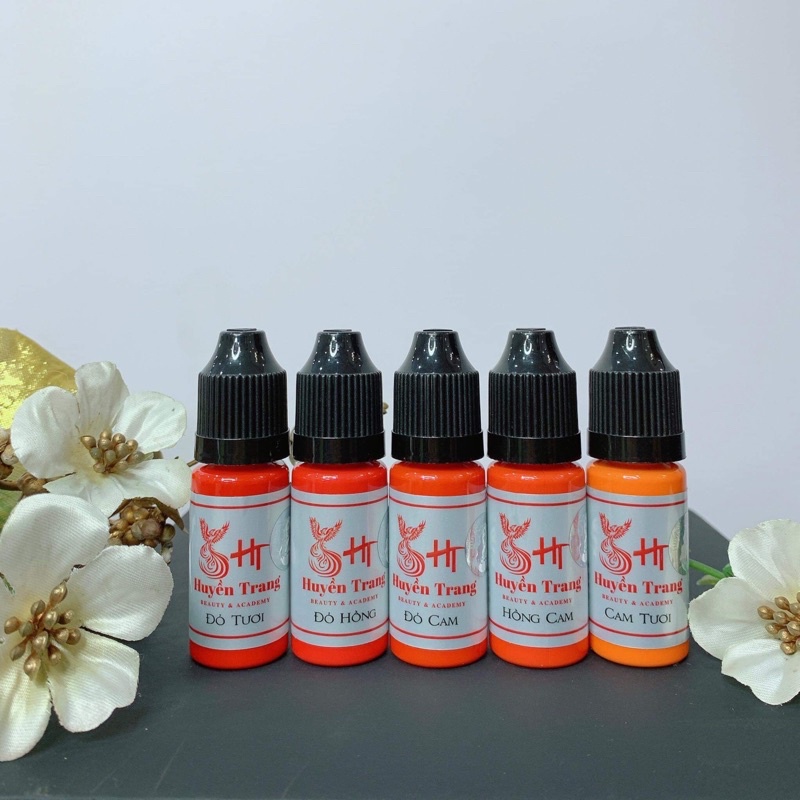 Mực HT siêu đậm phun xăm môi, mày.