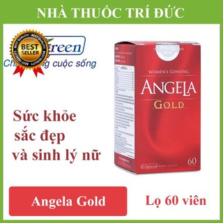 [CHÍNH HÃNG TÍCH ĐIỂM ] Sâm Angela Gold - Tăng cường sinh lý nữ - lọ 60 viên