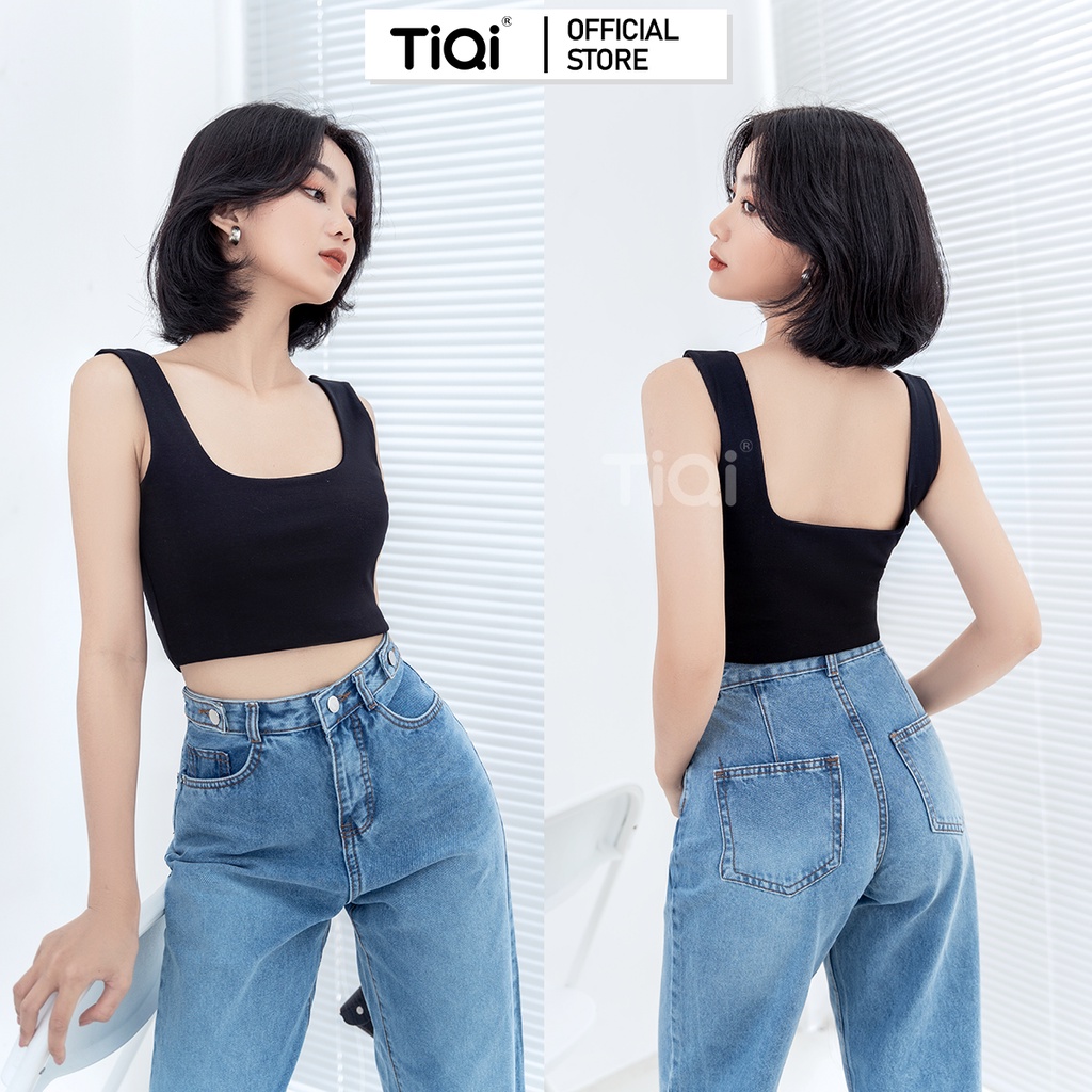 Quần jean ống suông nữ cao cấp TiQi Jeans B2-142