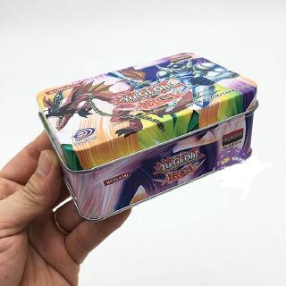 Hộp đồ chơi bài Yugioh bằng sắt 42 lá tiếng Anh
