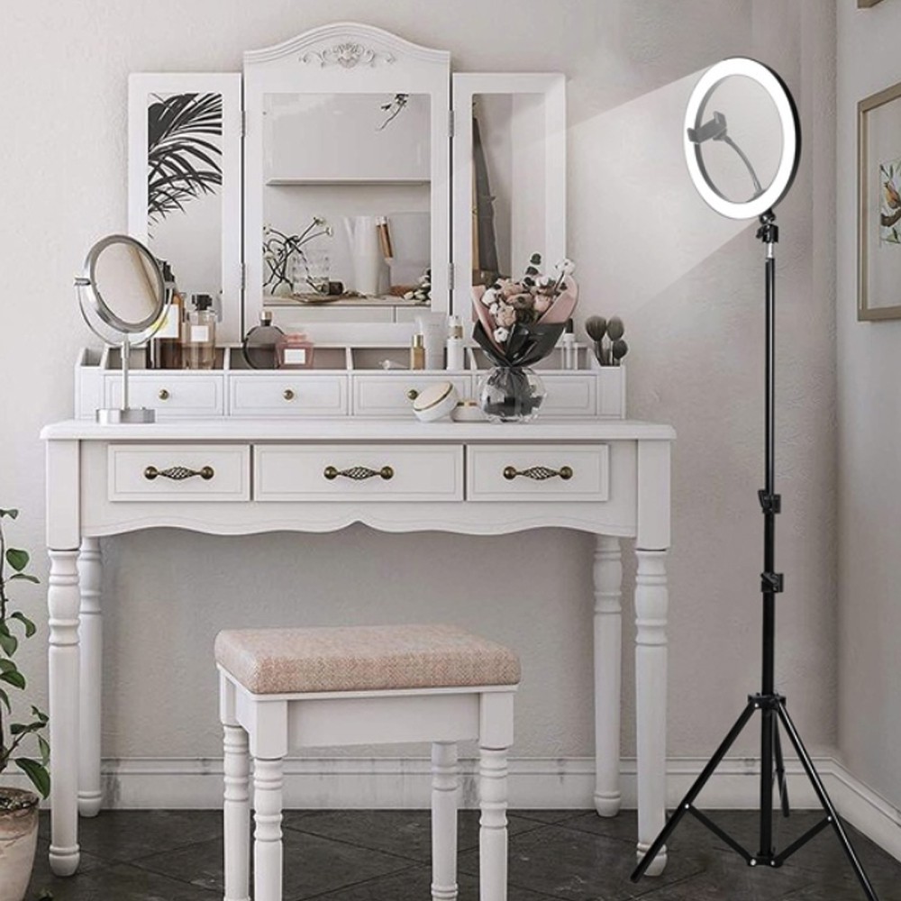 ⚡GIAO HỎA TỐC HCM⚡ BỘ ĐÈN LED LIVESTREAM SELFIE TÍCH HỢP KẸP ĐIỆN THOẠI ĐÃ BAO GỒM CHÂN ĐÈN 26CM 33CM 45CM