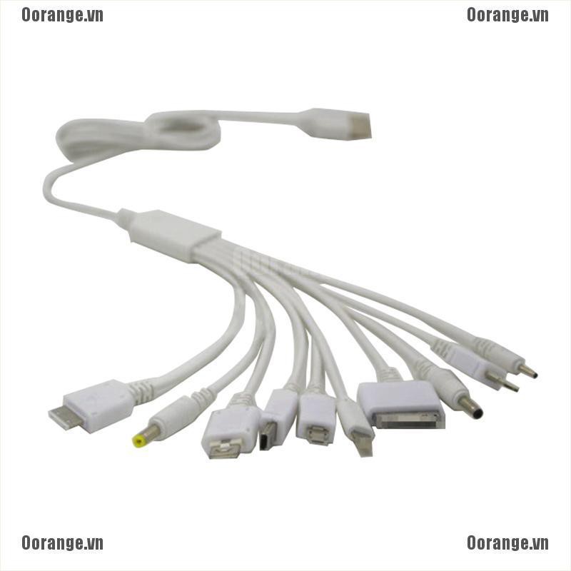 Dây Cáp Sạc Usb Đa Năng 10 Trong 1 Cho Iphone 6 / 7