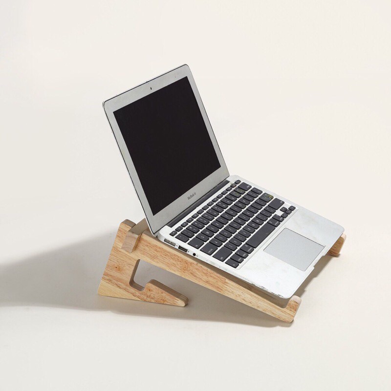 (Siêu rẻ) Giá đỡ laptop Kệ laptop cực vững chãi bằng gỗ thịt. LAP 14-17inch.Tản nhiệt tốt ko gây xước lap
