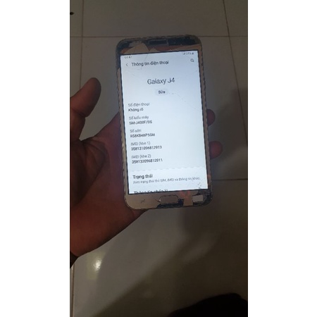 Điện thoại Samsung j400 bể kính