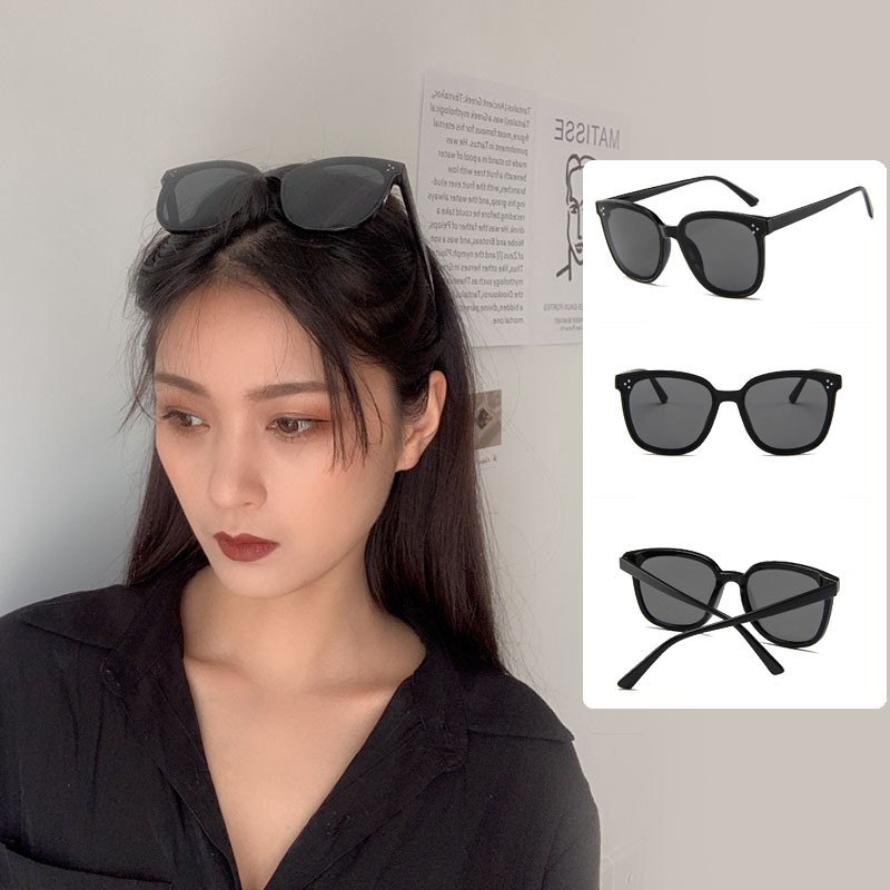 [Mã FASD1 giảm 10K đơn bất kỳ] Mắt kính kính mát râm dáng vuông UV400 cá tính cho nữ Sunglasses 1pcs