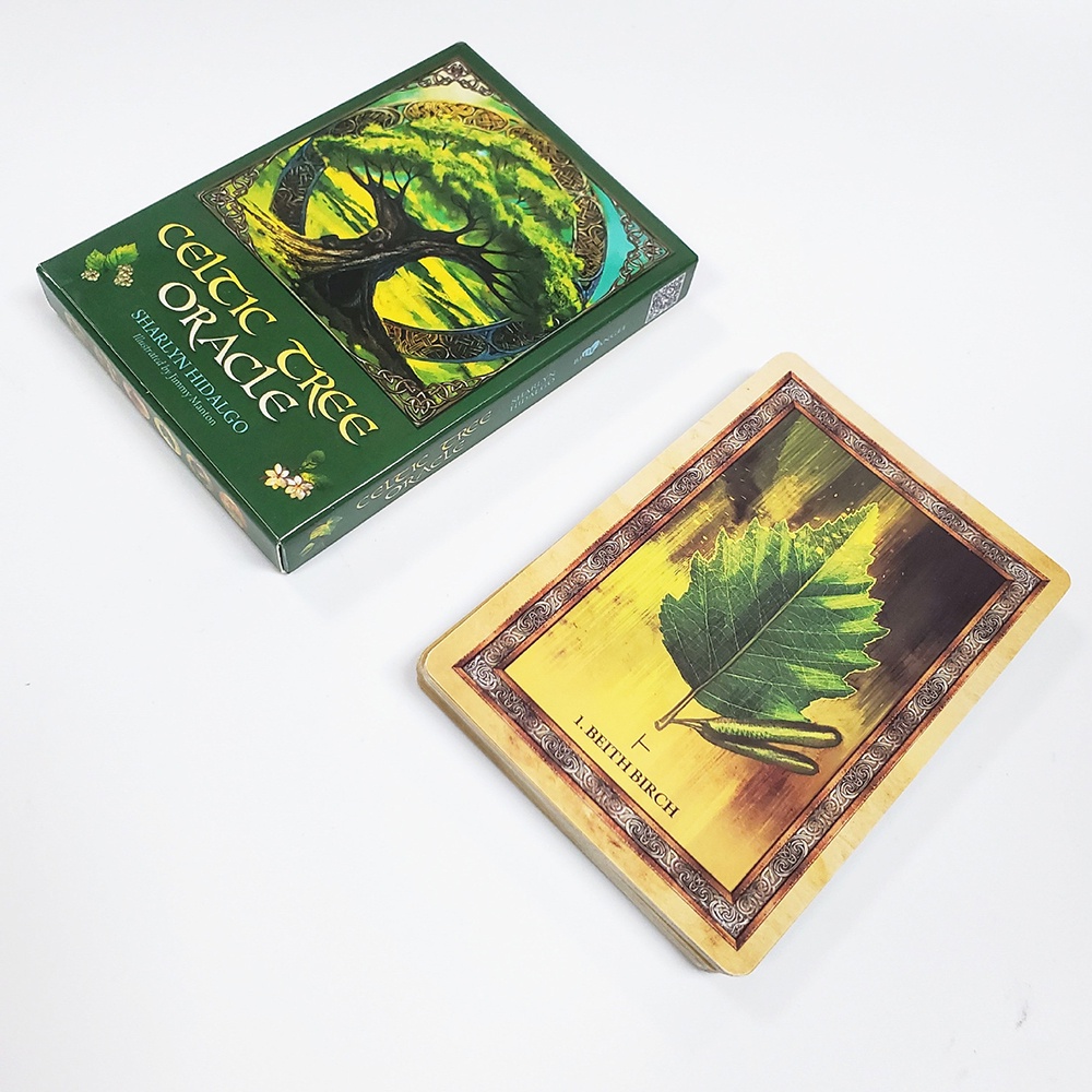 Bộ Bài Celtic Tree Oracle Tặng Đá Thanh Tẩy E18