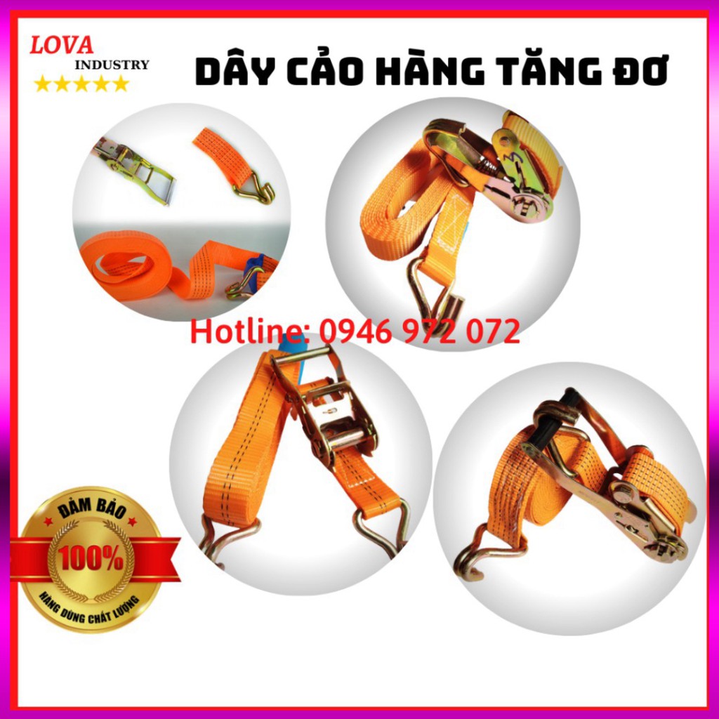 Dây Cảo Chằng Hàng Tăng Đơ Đủ Size ( 1-5 tấn) Chất lượng, giá rẻ - ( Kho Hàng)