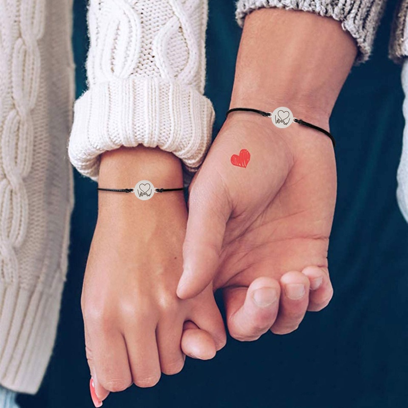 Bộ 2 Vòng Đeo Tay Dây Dài Handmade Dành Cho Cặp Đôi/ Bạn Thân/ Bạn Bè/ Tuổi Teen