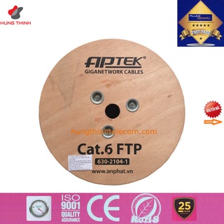 Cáp mạng cat.6 ftp 305m aptek - hàng chính hãng