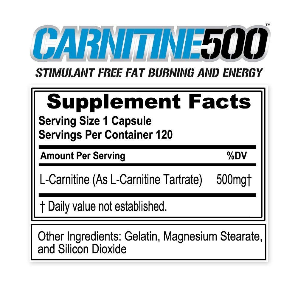 EVL L carnitine hỗ trợ giảm cân, giảm mỡ an toàn và giúp săn chắc cơ (120 Lần dùng)