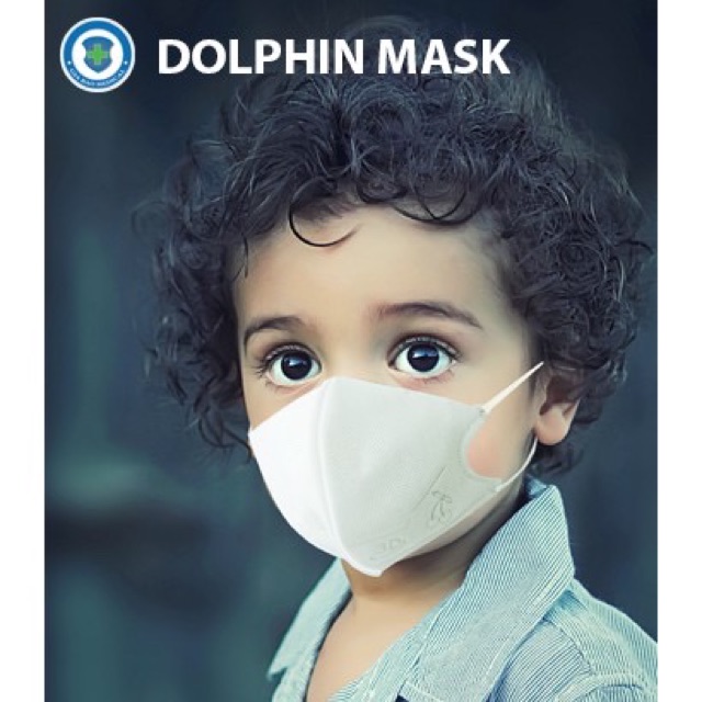 Khẩu trang 3D DOLPHIN MASK cho bé từ 7 tháng đến 5 tuổi (Hộp 10 cái)