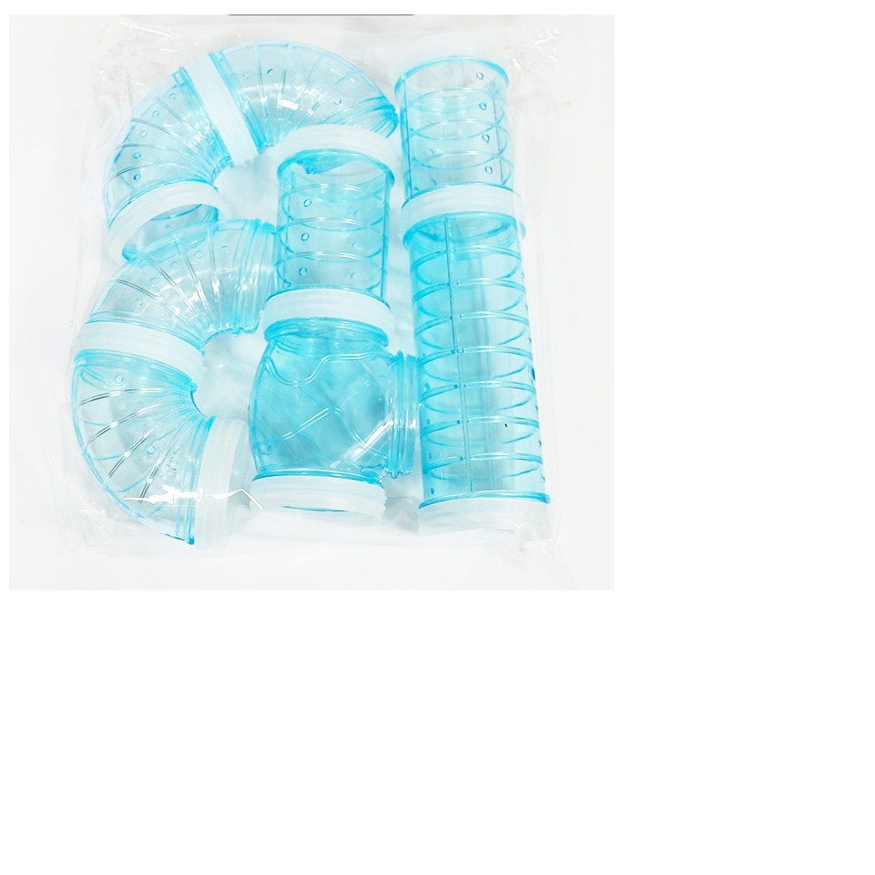 Bộ 8 đoạn ống chui mica gắn lồng cho hamster