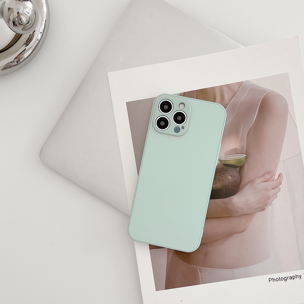 Ốp Điện Thoại Cứng Mặt Nhám Chống Dấu Vân Tay Cho IPhone 13 12 11 Pro Max 7P 8Plus x Xr Xs Max