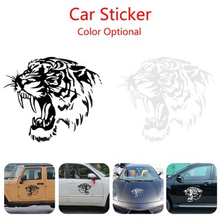 Decal Dán Trang Trí Hình Đầu Hổ 28x28cm