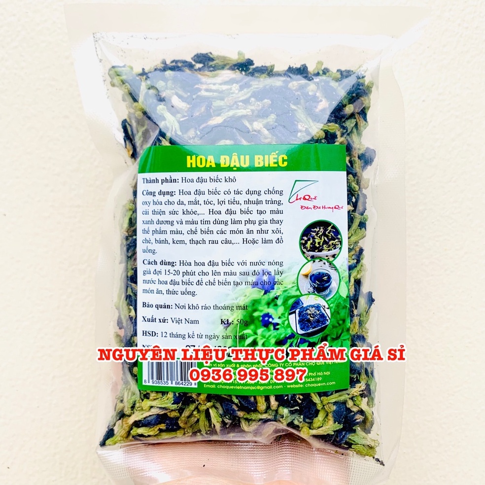[500g-1Kg] Hoa đậu biêc sấy lạnh loại 1 tạo màu nấu xôi, làm bánh, pha trà