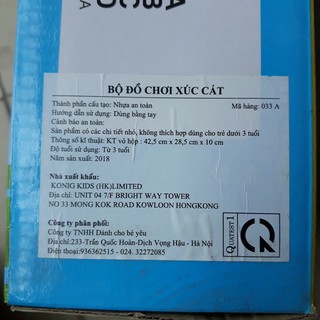 Bộ đồ chơi Xúc Cát Bobby
