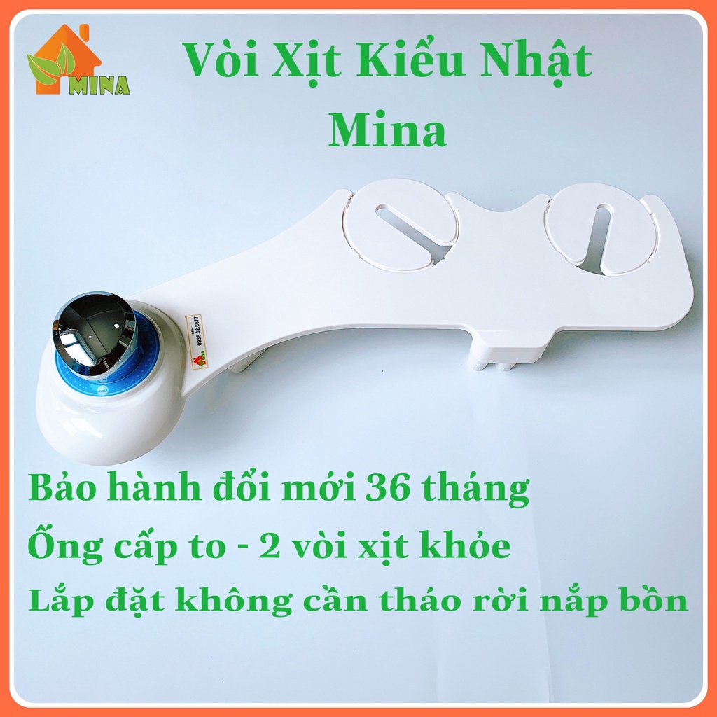 Vòi Xịt Thông Minh. Bidet Mina.Công Nghệ Nhật Bảo Hành Đổi Mới 36 Tháng. Vệ Sinh Không Dùng Giấy. Lắp Vừa Mọi Bồn Cầu