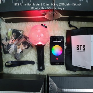 BTS Light Stick Army Bomb Ver. 3 Blutooth – Gậy Cổ Vũ Phát Sáng Cho Fan BTS